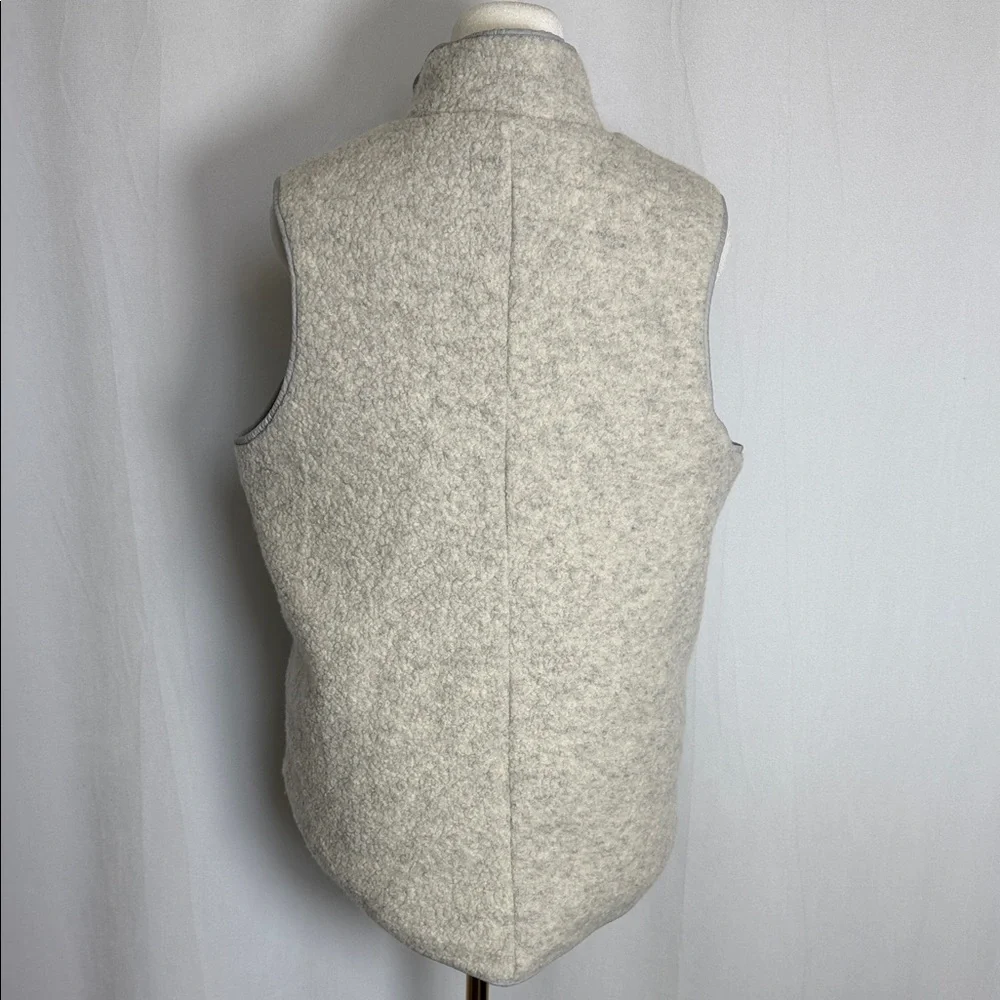 Smartwool Women's Reversible Anchor Line Sherpa Vest Size M Storm Gray EUC - Picture 5 of 15